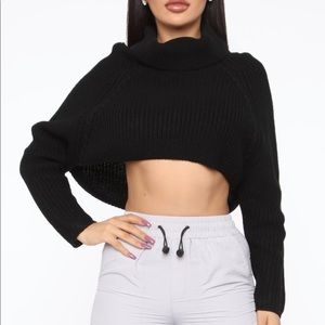 Fashion nova this is my time turtleneck crop